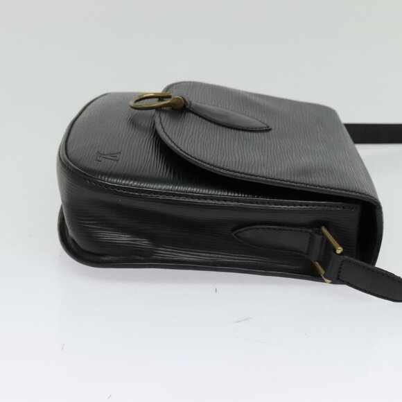 LOUIS VUITTON Epi Saint Cloud GM Shoulder Bag Black Noir - Picture 13 of 16